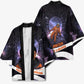 Mae Jemison Kimono Cartoon Astronaut Portrait, The Sky Is Not the Limit Quote and Galaxy Dreamer - African Pride
