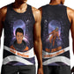 Mae Jemison Men Tank Top Cartoon Astronaut Portrait, The Sky Is Not the Limit Quote and Galaxy Dreamer - African Pride