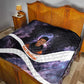 Mae Jemison Quilt Cartoon Astronaut Portrait, The Sky Is Not the Limit Quote and Galaxy Dreamer - African Pride