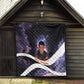 Mae Jemison Quilt Cartoon Astronaut Portrait, The Sky Is Not the Limit Quote and Galaxy Dreamer - African Pride