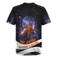 Mae Jemison Rugby Jersey Cartoon Astronaut Portrait, The Sky Is Not the Limit Quote and Galaxy Dreamer - African Pride