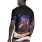 Mae Jemison Rugby Jersey Cartoon Astronaut Portrait, The Sky Is Not the Limit Quote and Galaxy Dreamer - African Pride