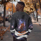 Mae Jemison Sweatshirt Cartoon Astronaut Portrait, The Sky Is Not the Limit Quote and Galaxy Dreamer - African Pride