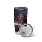Mae Jemison Tumbler Cup Cartoon Astronaut Portrait, The Sky Is Not the Limit Quote and Galaxy Dreamer - African Pride