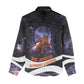 Mae Jemison Women Casual Shirt Cartoon Astronaut Portrait, The Sky Is Not the Limit Quote and Galaxy Dreamer - African Pride