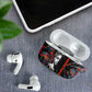 Chimamanda Ngozi Adichie AirPods Case with Monochrome Portrait, The Danger of a Single Story Quote - African Pride