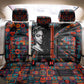 Chimamanda Ngozi Adichie Back Car Seat Cover with Monochrome Portrait, The Danger of a Single Story Quote - African Pride
