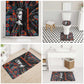 Chimamanda Ngozi Adichie Bathroom Set with Monochrome Portrait, The Danger of a Single Story Quote - African Pride