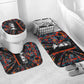 Chimamanda Ngozi Adichie Bathroom Set with Monochrome Portrait, The Danger of a Single Story Quote - African Pride