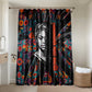 Chimamanda Ngozi Adichie Bathroom Set with Monochrome Portrait, The Danger of a Single Story Quote - African Pride