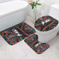 Chimamanda Ngozi Adichie Bathroom Set with Monochrome Portrait, The Danger of a Single Story Quote - African Pride