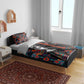 Chimamanda Ngozi Adichie Bedding Set with Monochrome Portrait, The Danger of a Single Story Quote - African Pride