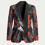 Chimamanda Ngozi Adichie Blazer with Monochrome Portrait, The Danger of a Single Story Quote - African Pride