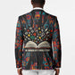 Chimamanda Ngozi Adichie Blazer with Monochrome Portrait, The Danger of a Single Story Quote - African Pride