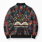 Chimamanda Ngozi Adichie Bomber Puffer Jacket with Monochrome Portrait, The Danger of a Single Story Quote - African Pride