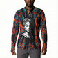 Chimamanda Ngozi Adichie Button Sweatshirt with Monochrome Portrait, The Danger of a Single Story Quote