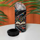 Chimamanda Ngozi Adichie 4 in 1 Can Cooler Tumbler with Monochrome Portrait, The Danger of a Single Story Quote - African Pride