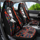 Chimamanda Ngozi Adichie Car Seat Cover with Monochrome Portrait, The Danger of a Single Story Quote - African Pride