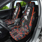 Chimamanda Ngozi Adichie Car Seat Cover with Monochrome Portrait, The Danger of a Single Story Quote - African Pride