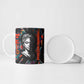 Chimamanda Ngozi Adichie Ceramic Mug with Monochrome Portrait, The Danger of a Single Story Quote - African Pride