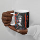 Chimamanda Ngozi Adichie Ceramic Mug with Monochrome Portrait, The Danger of a Single Story Quote - African Pride