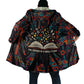 Chimamanda Ngozi Adichie Cloak with Monochrome Portrait, The Danger of a Single Story Quote - African Pride