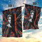 Chimamanda Ngozi Adichie Garden Flag with Monochrome Portrait, The Danger of a Single Story Quote - African Pride