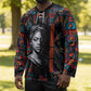 Chimamanda Ngozi Adichie Hockey Jersey with Monochrome Portrait, The Danger of a Single Story Quote - African Pride