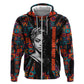 Chimamanda Ngozi Adichie Hoodie with Monochrome Portrait, The Danger of a Single Story Quote - African Pride