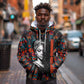 Chimamanda Ngozi Adichie Hoodie with Monochrome Portrait, The Danger of a Single Story Quote - African Pride