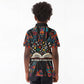 Chimamanda Ngozi Adichie Kid Polo Shirt with Monochrome Portrait, The Danger of a Single Story Quote - African Pride