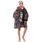 Chimamanda Ngozi Adichie Kid Wearable Blanket Hoodie with Monochrome Portrait, The Danger of a Single Story Quote - African Pride