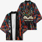 Chimamanda Ngozi Adichie Kimono with Monochrome Portrait, The Danger of a Single Story Quote - African Pride