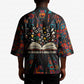 Chimamanda Ngozi Adichie Kimono with Monochrome Portrait, The Danger of a Single Story Quote - African Pride