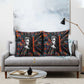 Chimamanda Ngozi Adichie Pillow Cover with Monochrome Portrait, The Danger of a Single Story Quote - African Pride