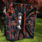 Chimamanda Ngozi Adichie Quilt with Monochrome Portrait, The Danger of a Single Story Quote - African Pride