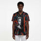 Chimamanda Ngozi Adichie Scrub Top with Monochrome Portrait, The Danger of a Single Story Quote - African Pride