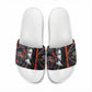 Chimamanda Ngozi Adichie Slide Sandals with Monochrome Portrait, The Danger of a Single Story Quote - African Pride