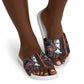 Chimamanda Ngozi Adichie Slide Sandals with Monochrome Portrait, The Danger of a Single Story Quote - African Pride