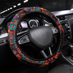 Chimamanda Ngozi Adichie Steering Wheel Cover with Monochrome Portrait, The Danger of a Single Story Quote - African Pride
