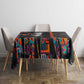 Chimamanda Ngozi Adichie Tablecloth with Monochrome Portrait, The Danger of a Single Story Quote - African Pride