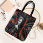 Chimamanda Ngozi Adichie Tote Bag with Monochrome Portrait, The Danger of a Single Story Quote - African Pride