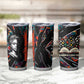 Chimamanda Ngozi Adichie Tumbler Cup with Monochrome Portrait, The Danger of a Single Story Quote - African Pride