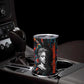 Chimamanda Ngozi Adichie Tumbler Cup with Monochrome Portrait, The Danger of a Single Story Quote - African Pride