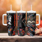 Chimamanda Ngozi Adichie Tumbler With Handle with Monochrome Portrait, The Danger of a Single Story Quote - African Pride