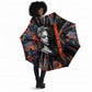 Chimamanda Ngozi Adichie Umbrella with Monochrome Portrait, The Danger of a Single Story Quote - African Pride
