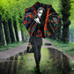 Chimamanda Ngozi Adichie Umbrella with Monochrome Portrait, The Danger of a Single Story Quote - African Pride