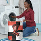 Chimamanda Ngozi Adichie Laundry Basket with Bold Red Portrait, We Should All Be Feminists Quote - African Pride