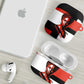 Chimamanda Ngozi Adichie AirPods Case with Bold Red Portrait, We Should All Be Feminists Quote - African Pride