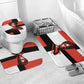 Chimamanda Ngozi Adichie Bathroom Set with Bold Red Portrait, We Should All Be Feminists Quote - African Pride